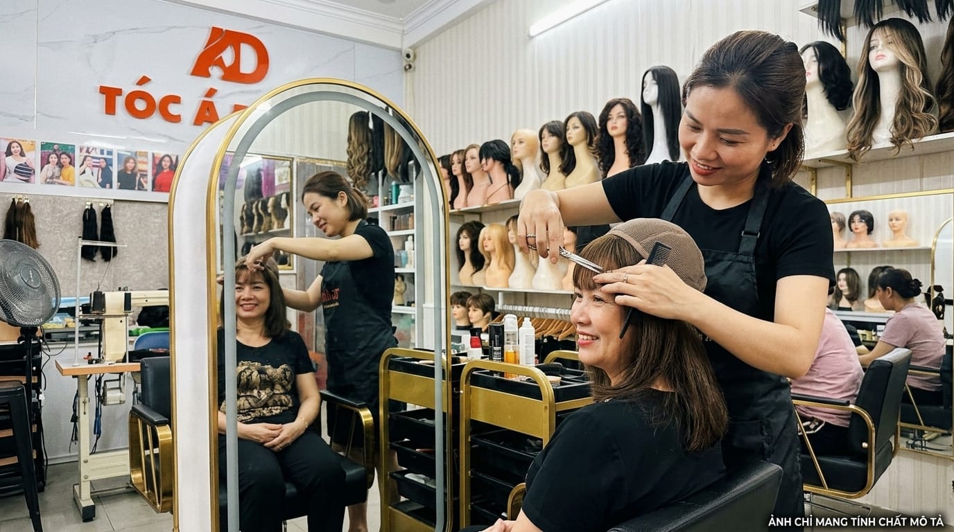 Khoảnh khắc khách hàng tìm lại nụ cười rạng rỡ khi được tạo kiểu tóc thật theo ý muốn