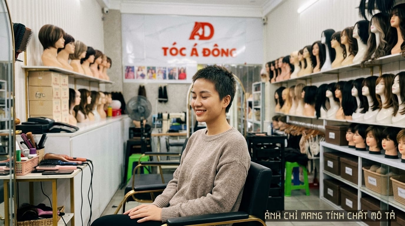 Tóc Giả Không Gây Ngứa Cho Da Đầu Nhạy Cảm Sau Xạ Trị: Góc Nhìn Chuyên Gia Tạo Mẫu