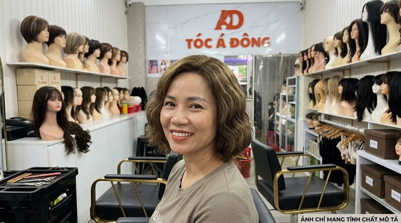 Tóc Giả Lưới Cotton Thoáng Khí Cho Bệnh Nhân: Phá Vỡ Định Kiến Hầm Bí Chuẩn Y Khoa