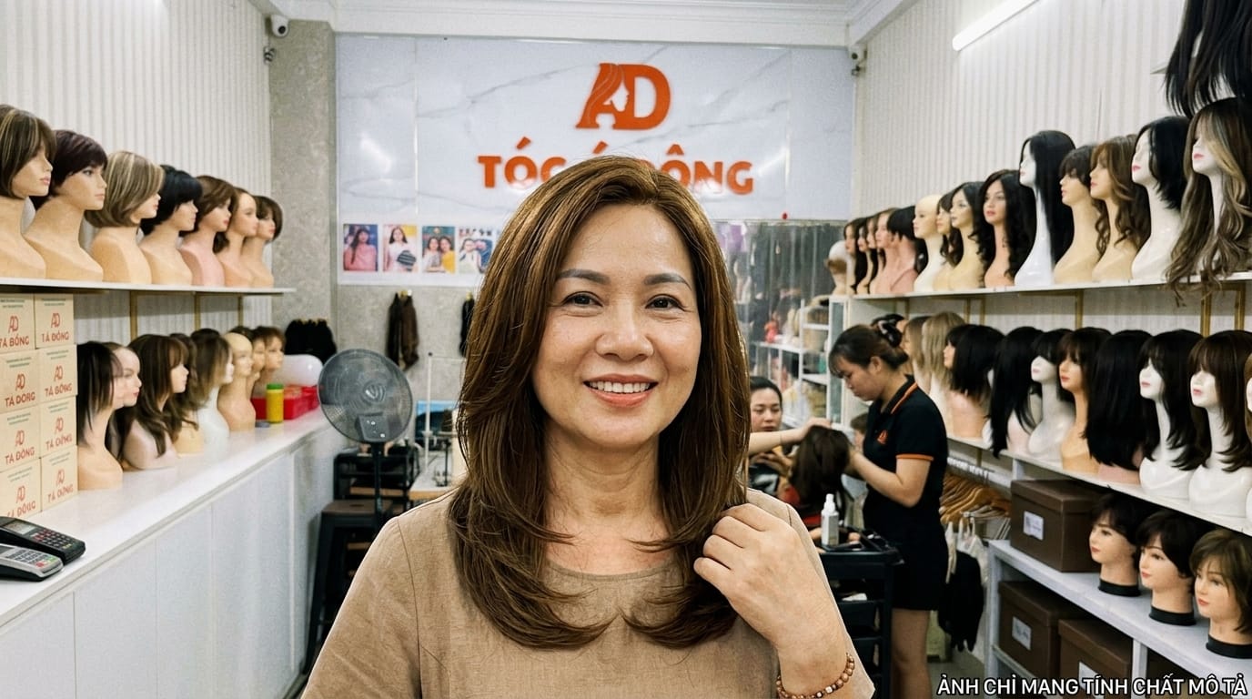 Kinh nghiệm đội tóc giả khi hóa trị không bị tuột: Cẩm nang cố định an toàn, êm ái cho da đầu nhạy cảm