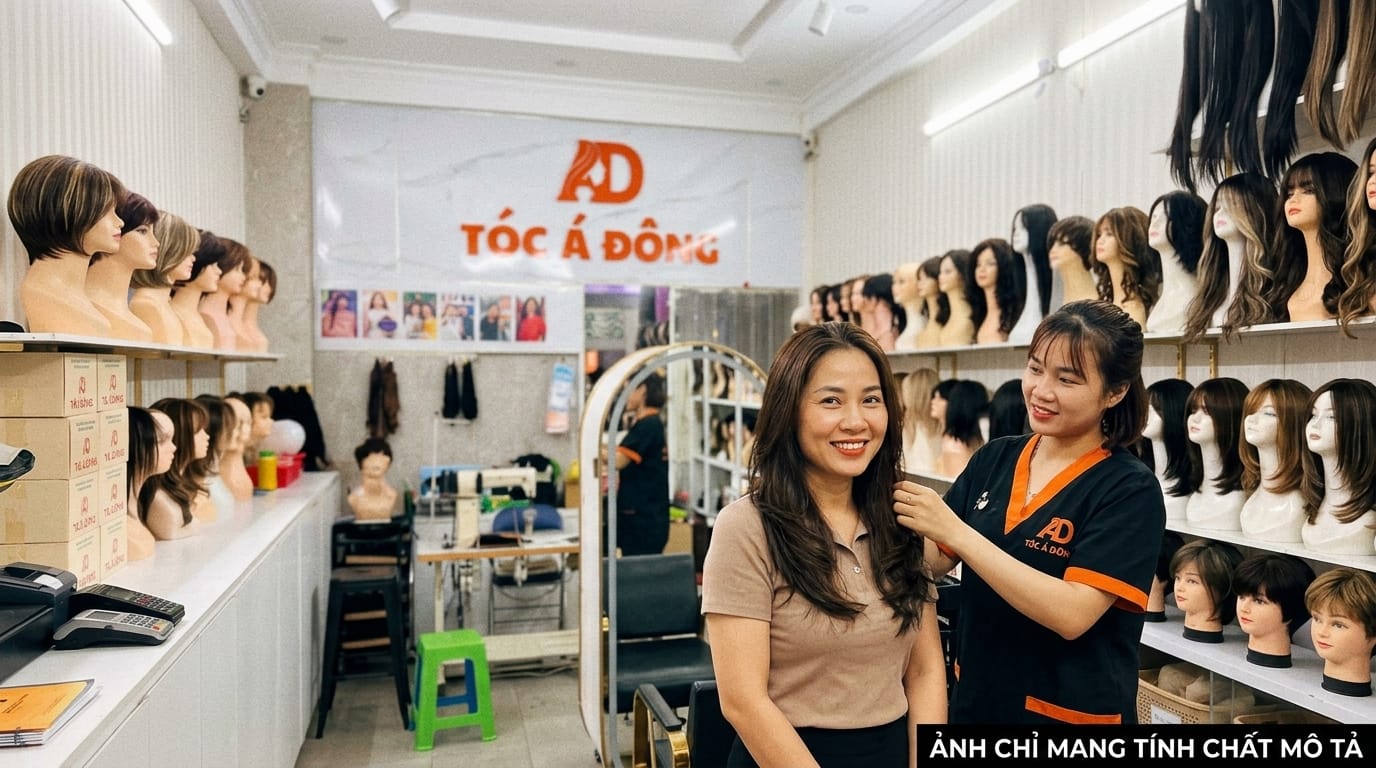 Điểm tựa vững vàng của người bệnh: Địa chỉ Tóc Á Đông Quận 9 gần Bệnh viện Ung Bướu chuyên dòng tóc thật 100%