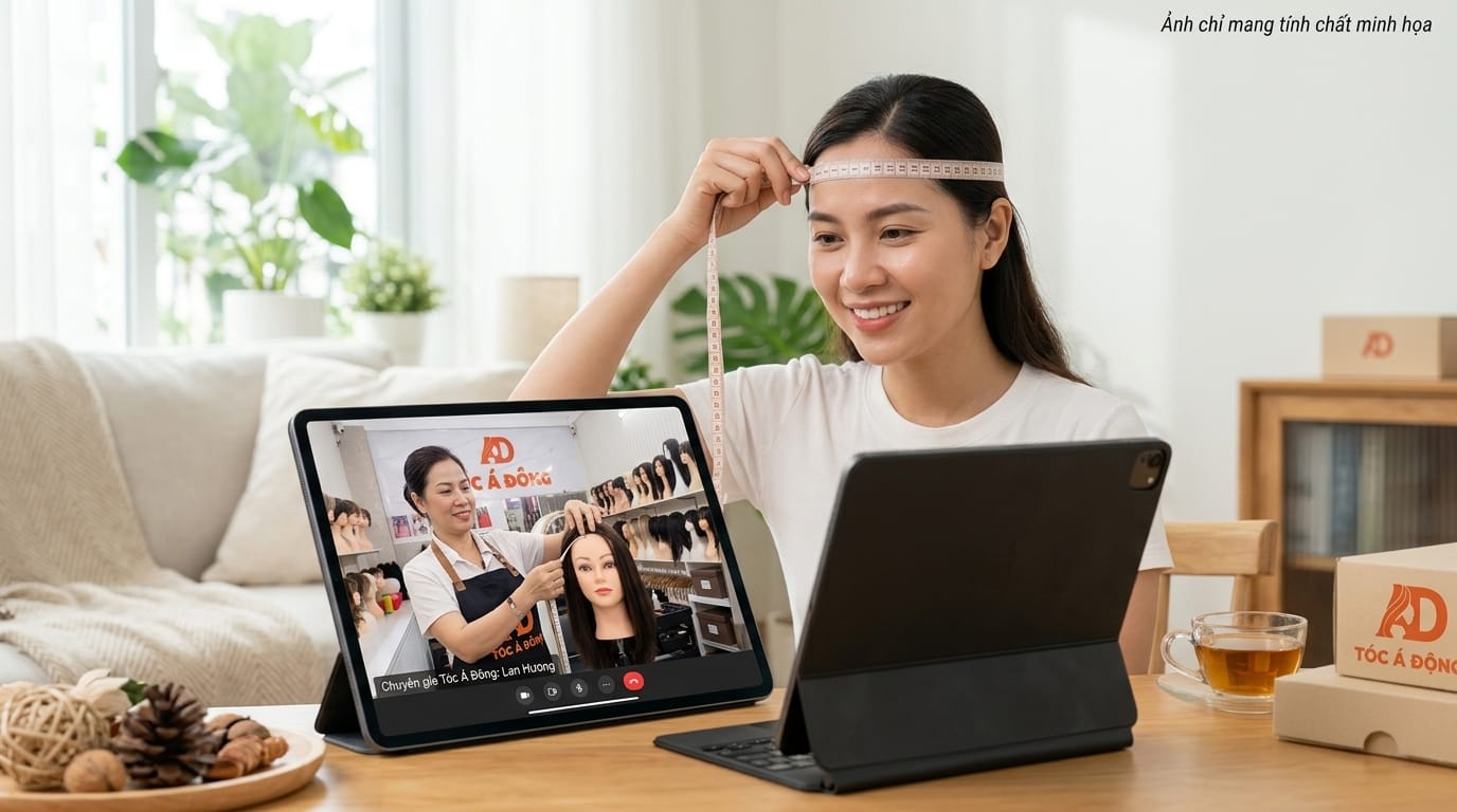 Hướng Dẫn Đo Vòng Đầu Mua Tóc Giả Online Chuẩn Xác | Tóc Á Đông