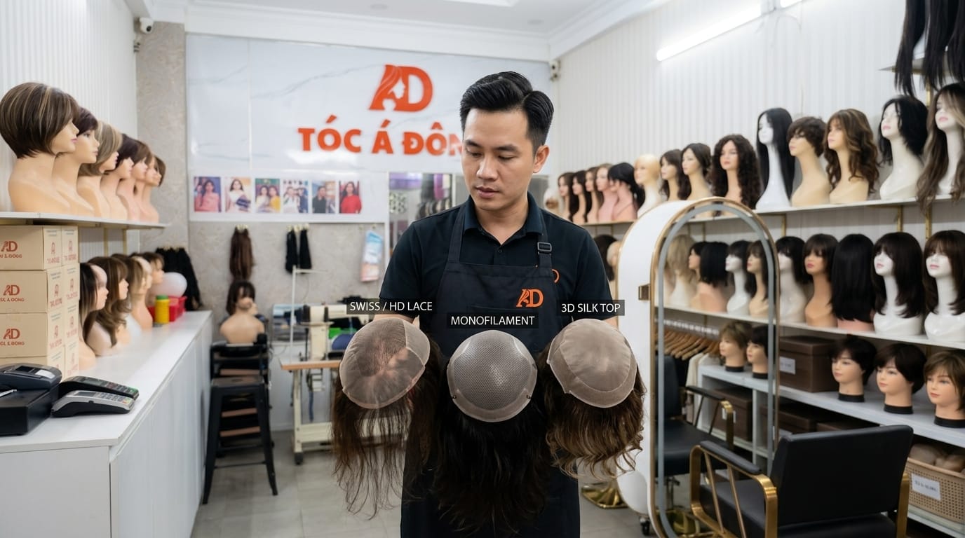So Sánh Các Loại Lưới Tóc Giả Loại Nào Tốt Nhất? | Tóc Á Đông