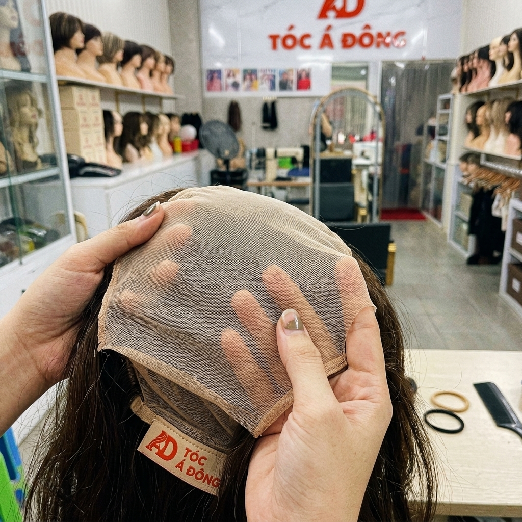Tóc giả y tế êm da đầu cho người rụng tóc