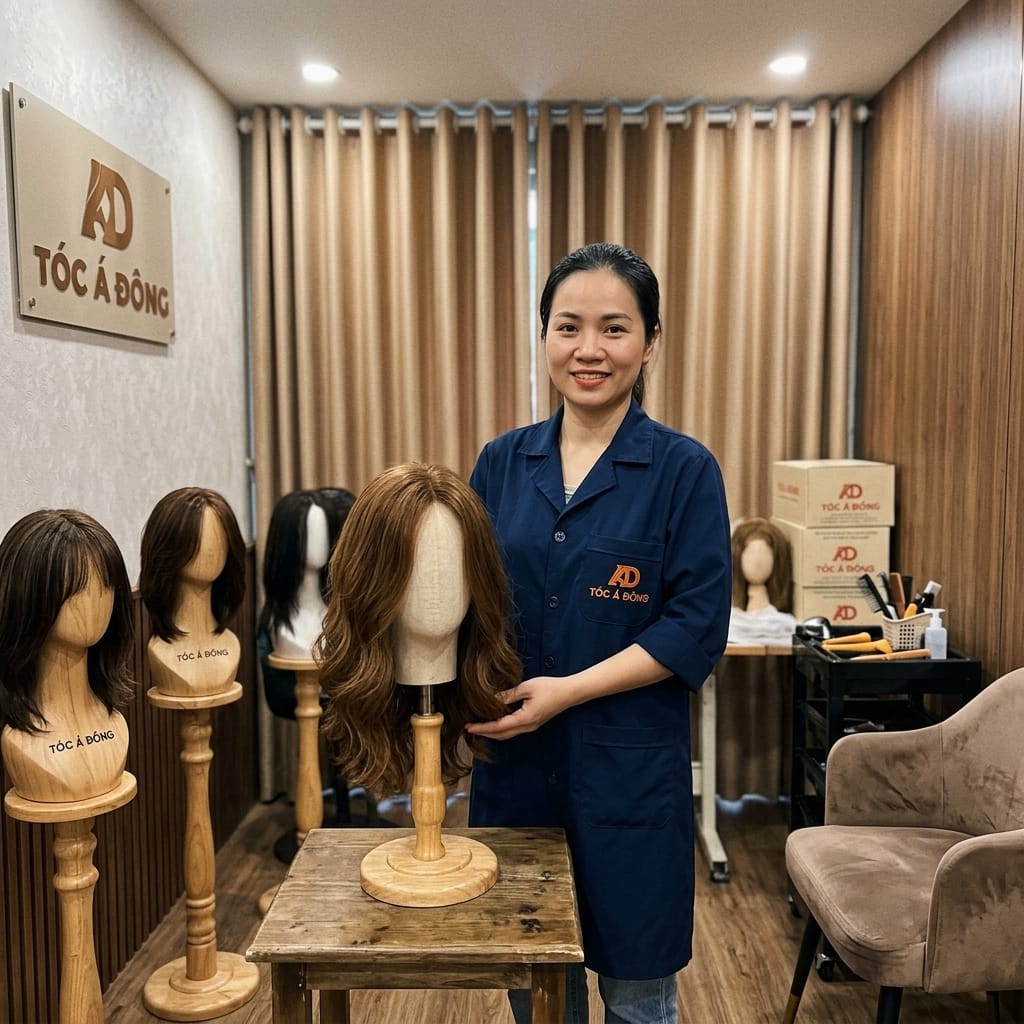 Không gian phòng tư vấn riêng tư và dịch vụ mang tóc tận nơi gần Bệnh viện Ung Bướu 2