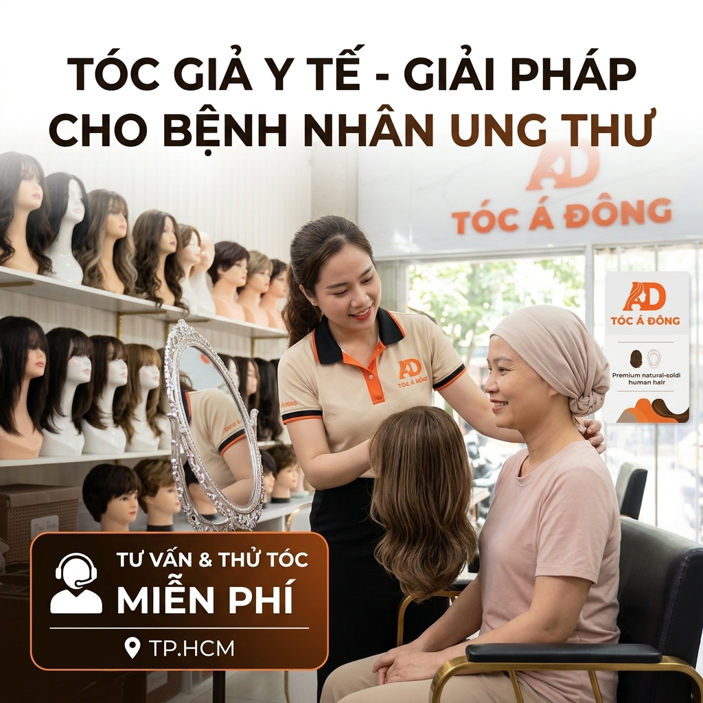 Tóc Giả Cho Bệnh Nhân Ung Thư TP.HCM - Món Quà Tiếp Thêm Nghị Lực