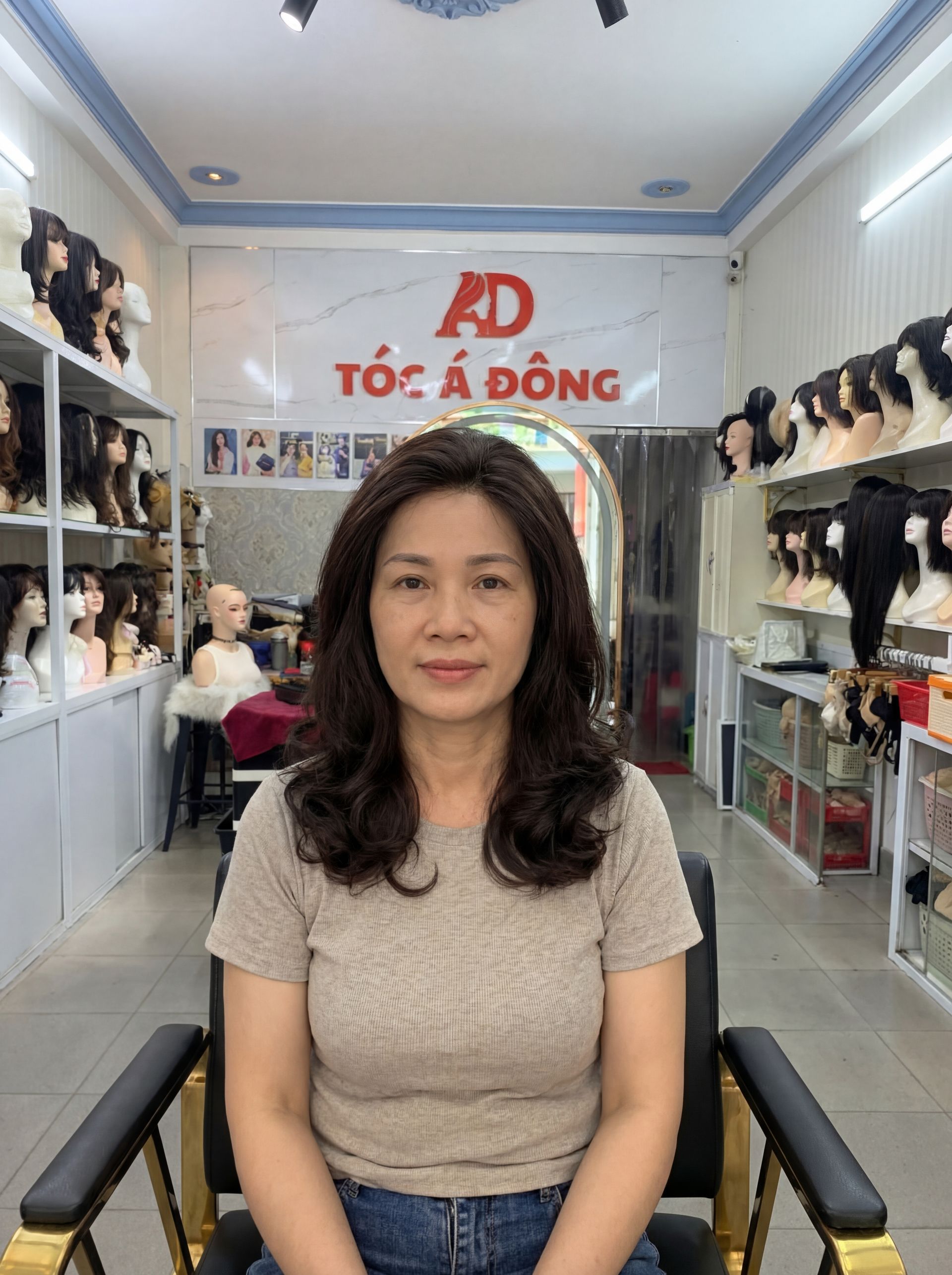 Tóc Lở 40cm Nguyên Đầu Nữ