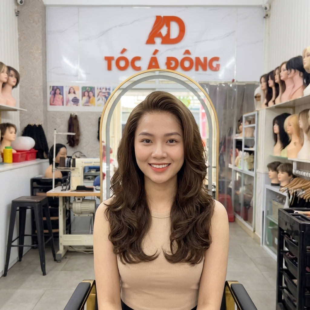 Tóc Lở 40cm Nguyên Đầu Nữ